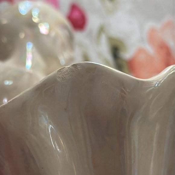 Vintage ceramic mermaid soap dish / trinket holder - Picture 7 of 9